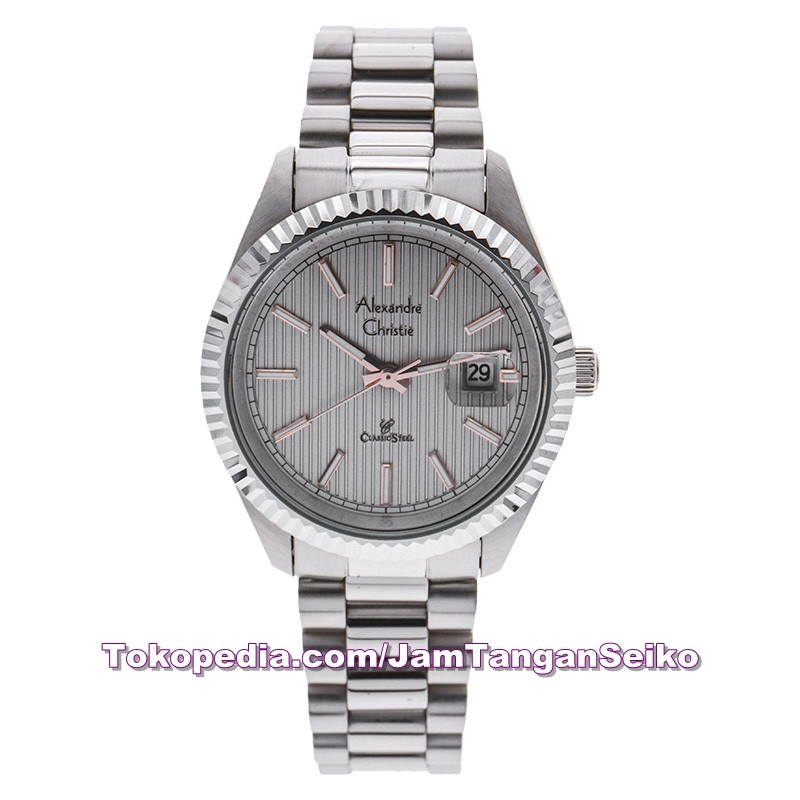 Jam Tangan Wanita Alexandre Christie AC 5004 LD BSSGR Classic Stainles