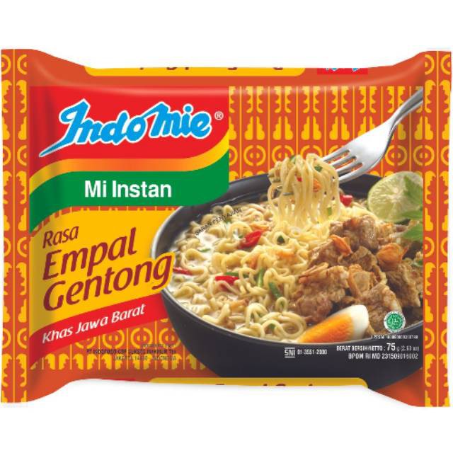 Eceran Indomie Empal Gentong Indomie Kuliner Khas