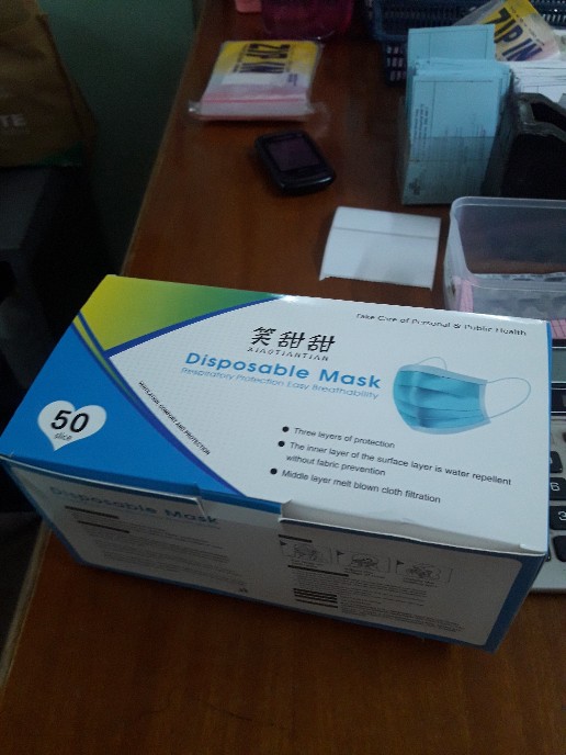 Masker 3 Ply 50 Pcs