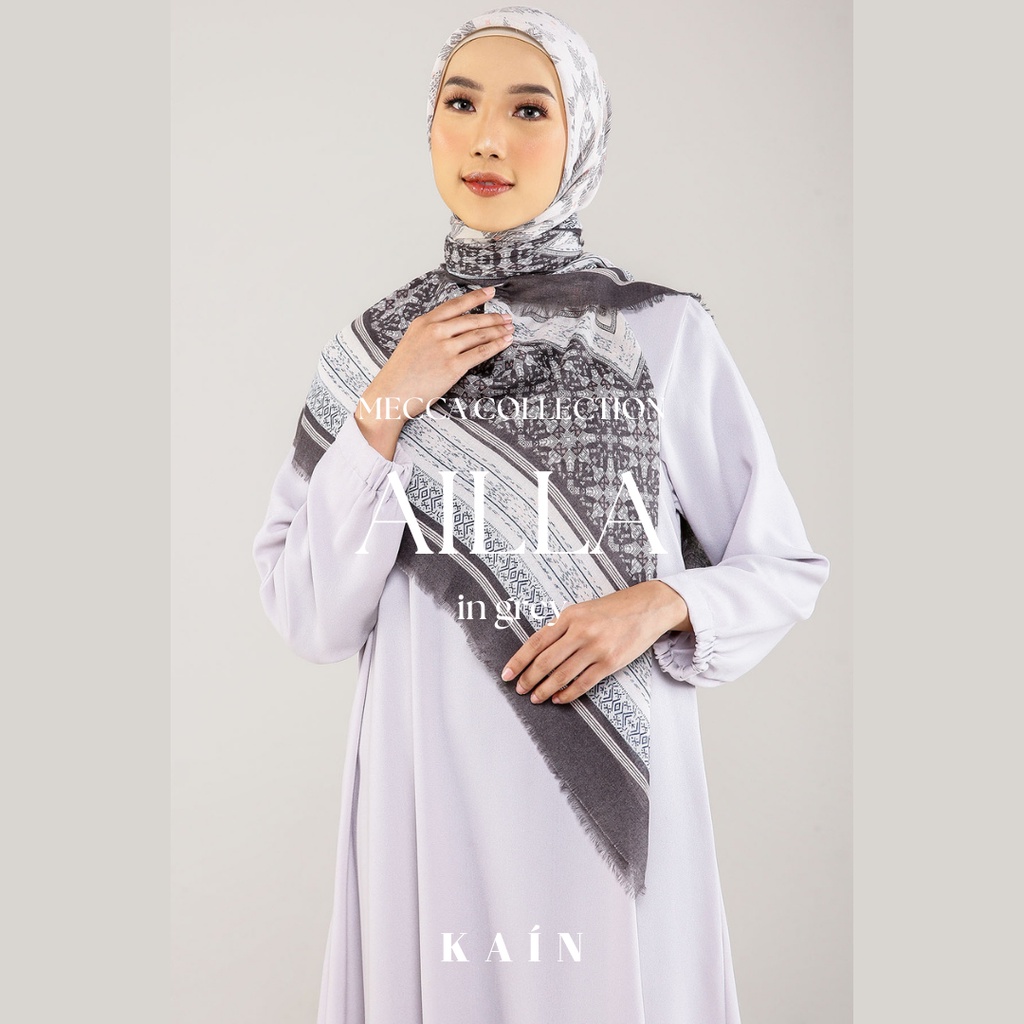 SHOPKAIN Ailla shawl in Grey - MECCA COLLECTION