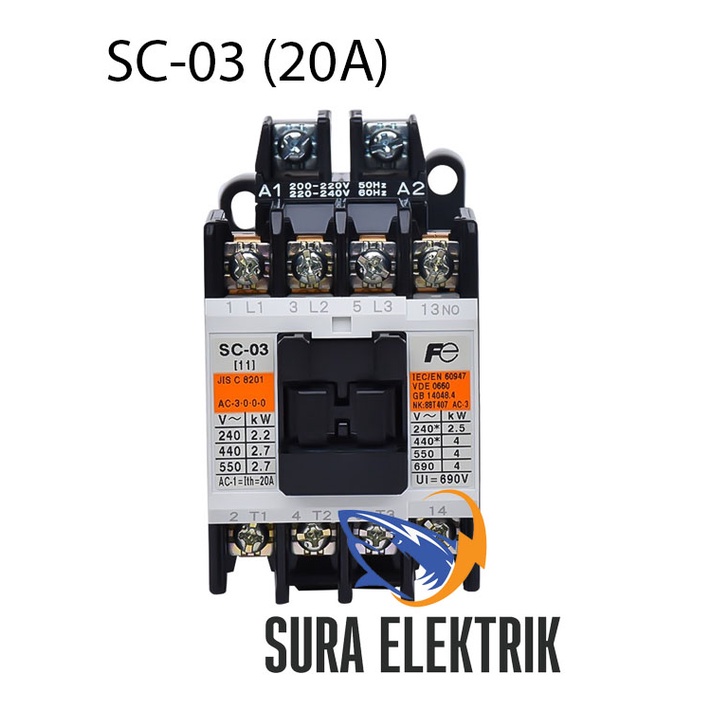 Kontaktor / Contactor FUJI SC-03