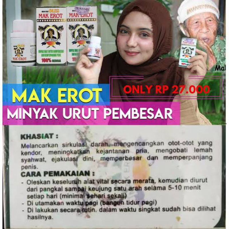 NEW NASA COD Penirum Mak Erot HOT Pembesar Kelamin Pria Vital / Pennis Permanen