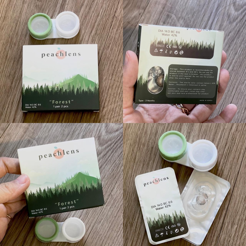 PREMIUM KOREAN LENS - PEACHLENS WILD GREEN