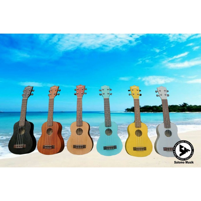 Ukulele Grande Soprano + Tas/Softcase + Capo Ukulele PAKET HEMAT
