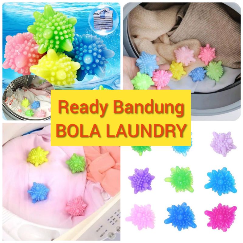 BOLA PEMBERSIH PAKAIAN LAUNDRY / BOLA KARET PEMBERSIH CUCIAN ANTI WINDING CLOTHES WASH BOLA LAUNDRY