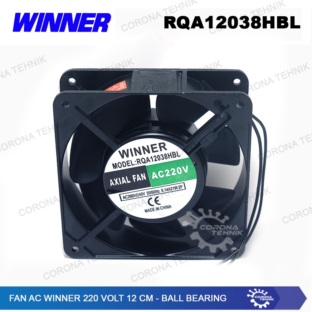 Fan AC Winner 220 Volt 12 cm - Ball Bearing