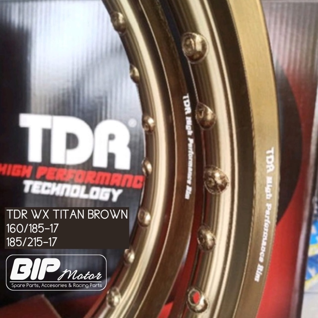 VELG TDR RING 17 WX TITAN BROWN 160/185, 185/215 RING 17