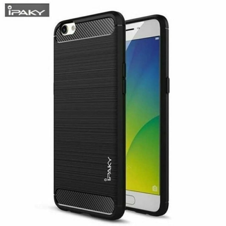 CASE SLIM FIT CARBON IPAKY VIVO V5+ VIVO V5 PLUS SOFTCASE - FA