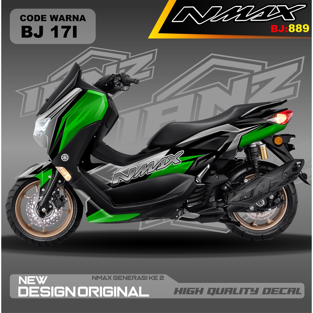 DECAL STIKER NMAX FULL BLOK MOTOR / DECAL FULL BODY NMAX / DECAL STIKER FULL BODY NMAX / STIKER DECAL NMAX TERBARU