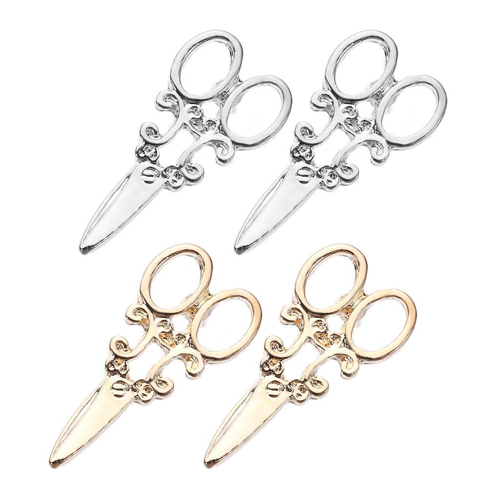 Preva Anting Gunting Kecil Anting Panas Wanita Pria Perhiasan Hadiah Ear Stud