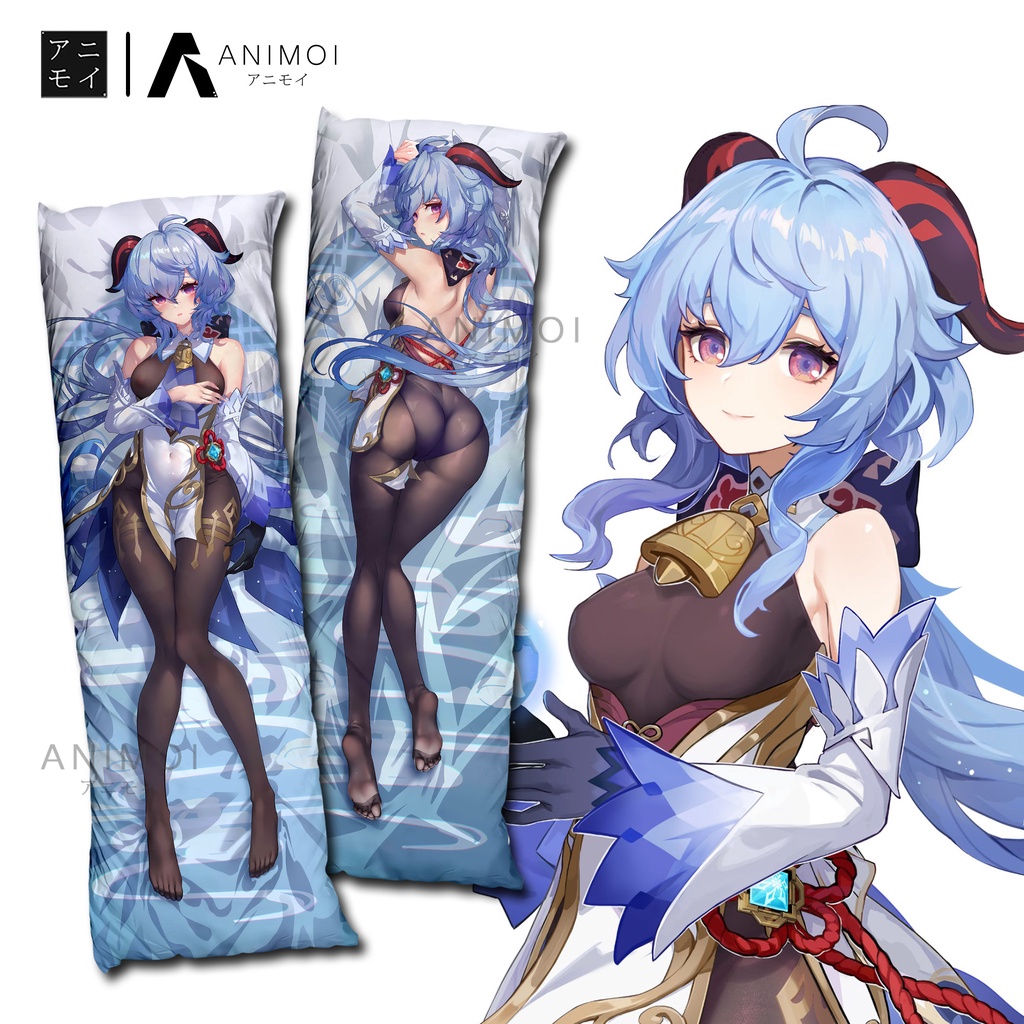 Sarung Bantal Dakimakura Anime || Genshin Impact Ganyu