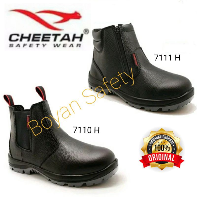 Sepatu Safety Cheetah 7110 H 7111 H Original Shopee Indonesia