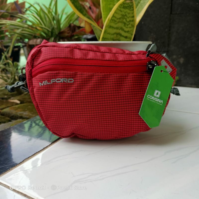 Consina Milford Waistbag Tas Selempang Kecil Original