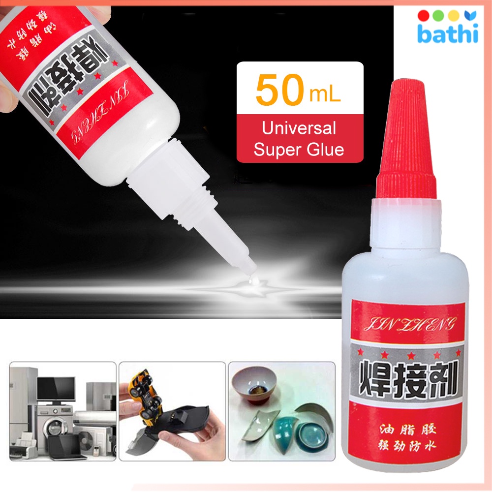 

Super Universal Glue Lem Serbaguna HANJIAO 50ml Strong Adhesive Plastic Metal Tire Repair
