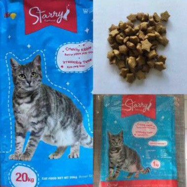 STARRY CAT FOOD / MAKANAN KUCING KERINH 1KG