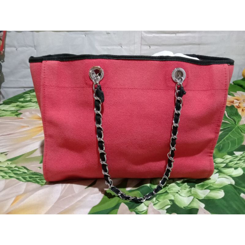 TAS PRELOVED TAS WANITA MERAH TAS WANITA UKURAN BESAR