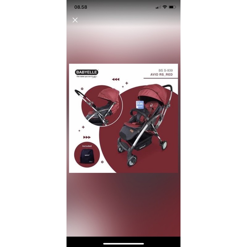 stroller babyelle avio rs