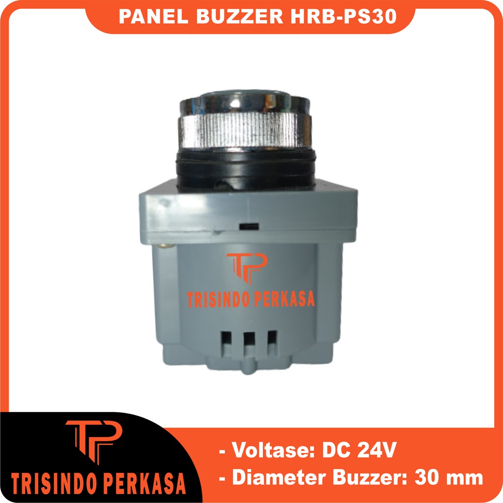 Panel Buzzer 30mm HRB-PS30 Bell TET 24VDC 24V DC