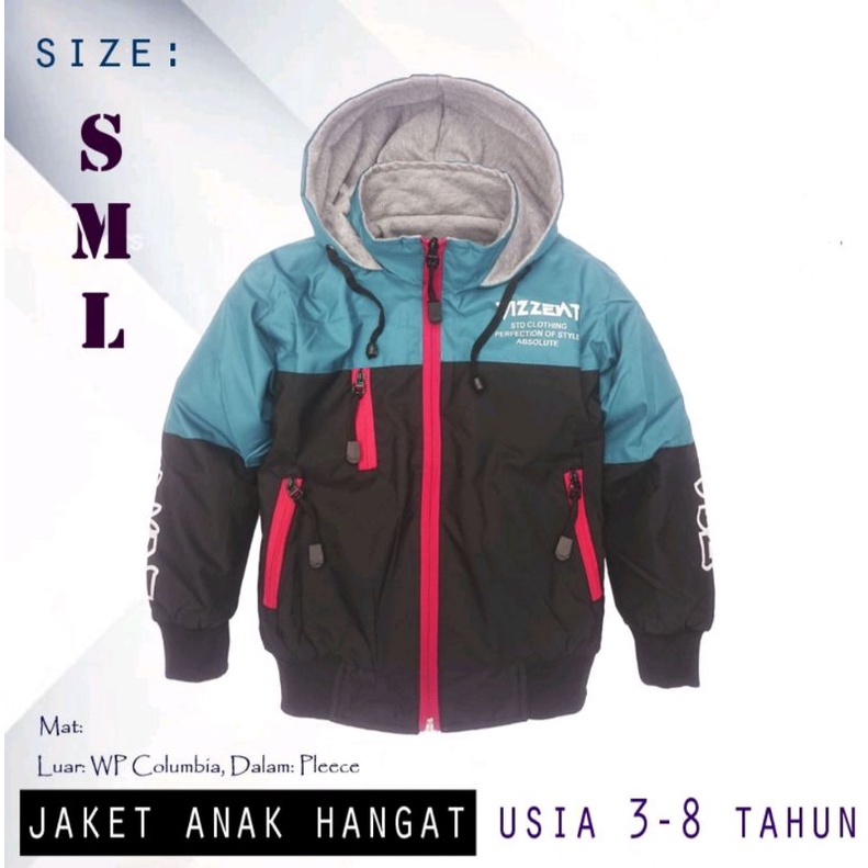 jaket anak laki-laki /jaket anak waterproof