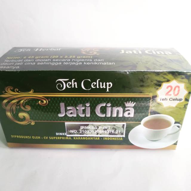 TEH HERBAL JATI CINA CELUP  MENURUNKAN BERAT BADAN (JATI CINA)