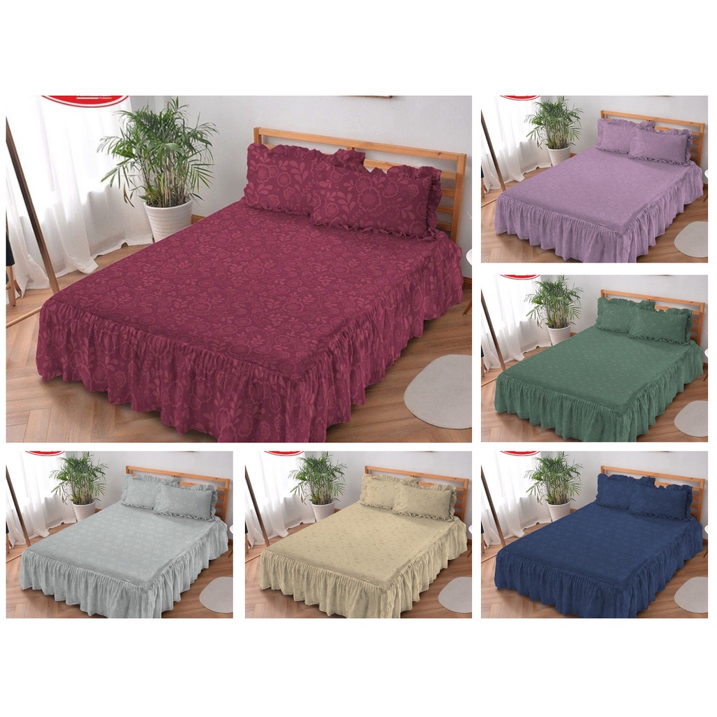 Sprei Kintakun Queen & Single Rumbai Polos 140x200 145x200 120x200 100x200 Deluxe Motif TERLARIS