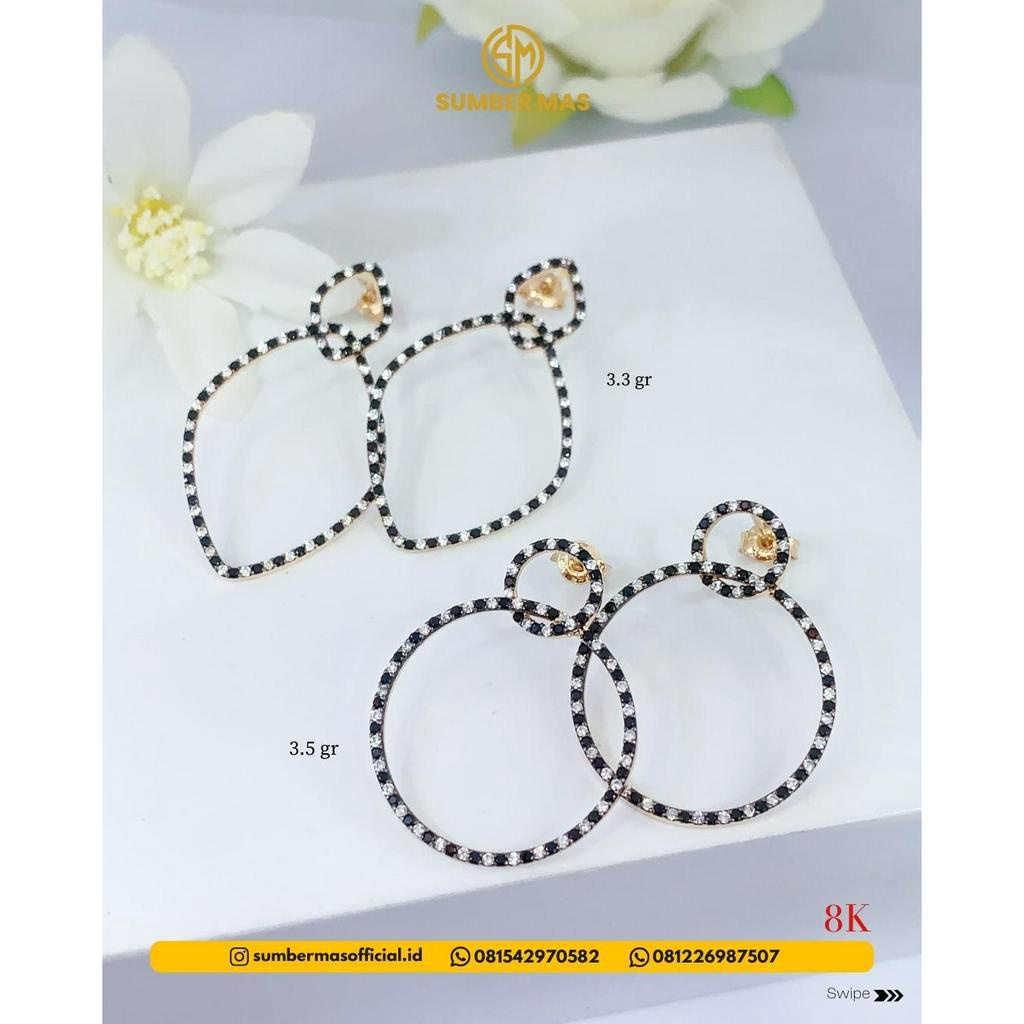 ANTING MARQUISE N ROUND FASHION 8K - SUMBER MAS