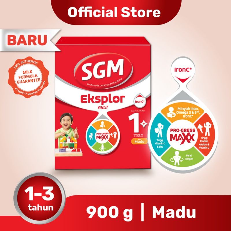 

SGM EKSPLOR 1+ MADU 900 GR