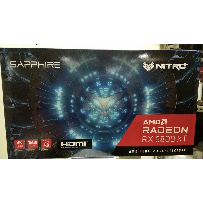 Sapphire Radeon RX 6800 XT Nitro OC 16GB DDR6X