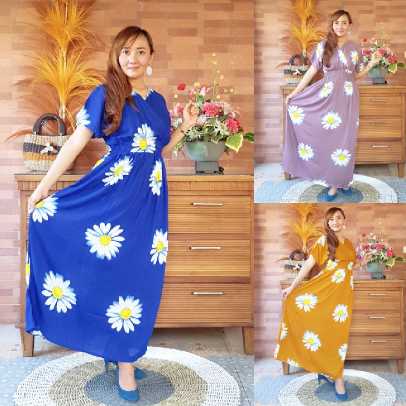 DASTER BALI DRESS MOZA PANJANG (BELI 5 @ 49500)