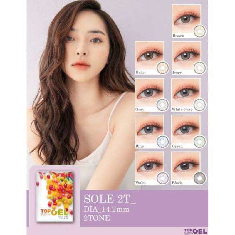 Softlens TOPGEL SOLE 2T by EOS 14.2MM