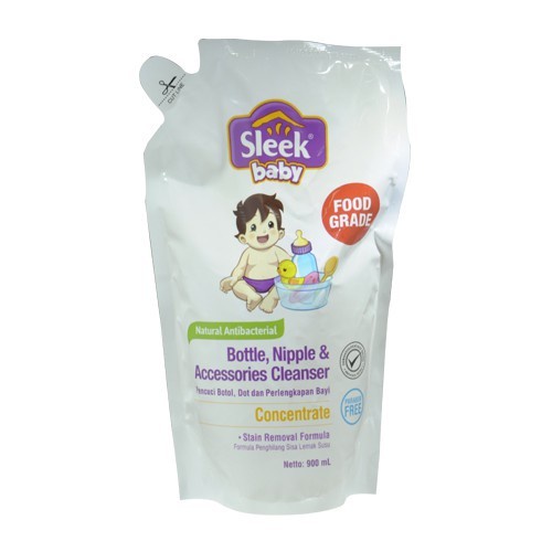 

Sleek Nipple Pembersih Cleaner Pouch 900 mL