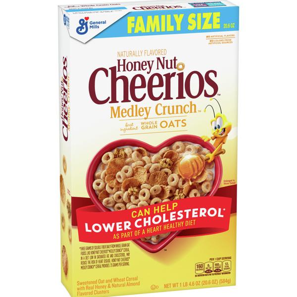 

Cheerios Honey Nut Medley Crunch 593 Gr (20.9 Oz) - Sereal Sarapan