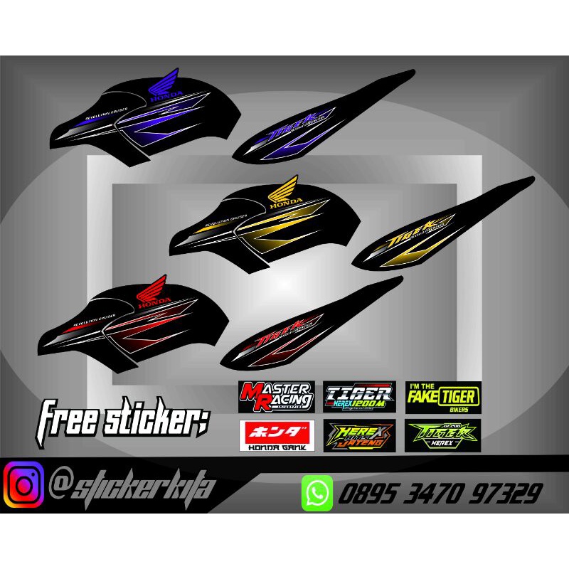 striping tiger revo striping tiger revo variasi