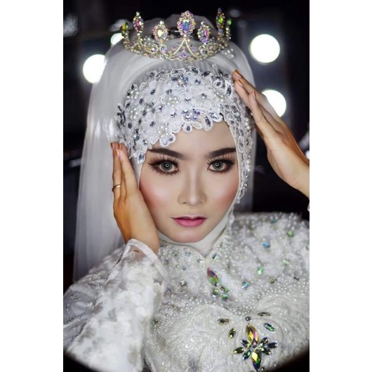 herpis murah meriah  untuk pengantin/ hijab pesta/ wisuda/trimatamu