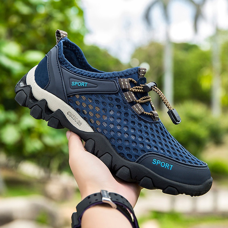 RYX - Hiking Plain Sepatu Sneakers Outdoor Pria Fashion Casual (NO BOX) - Ori Import