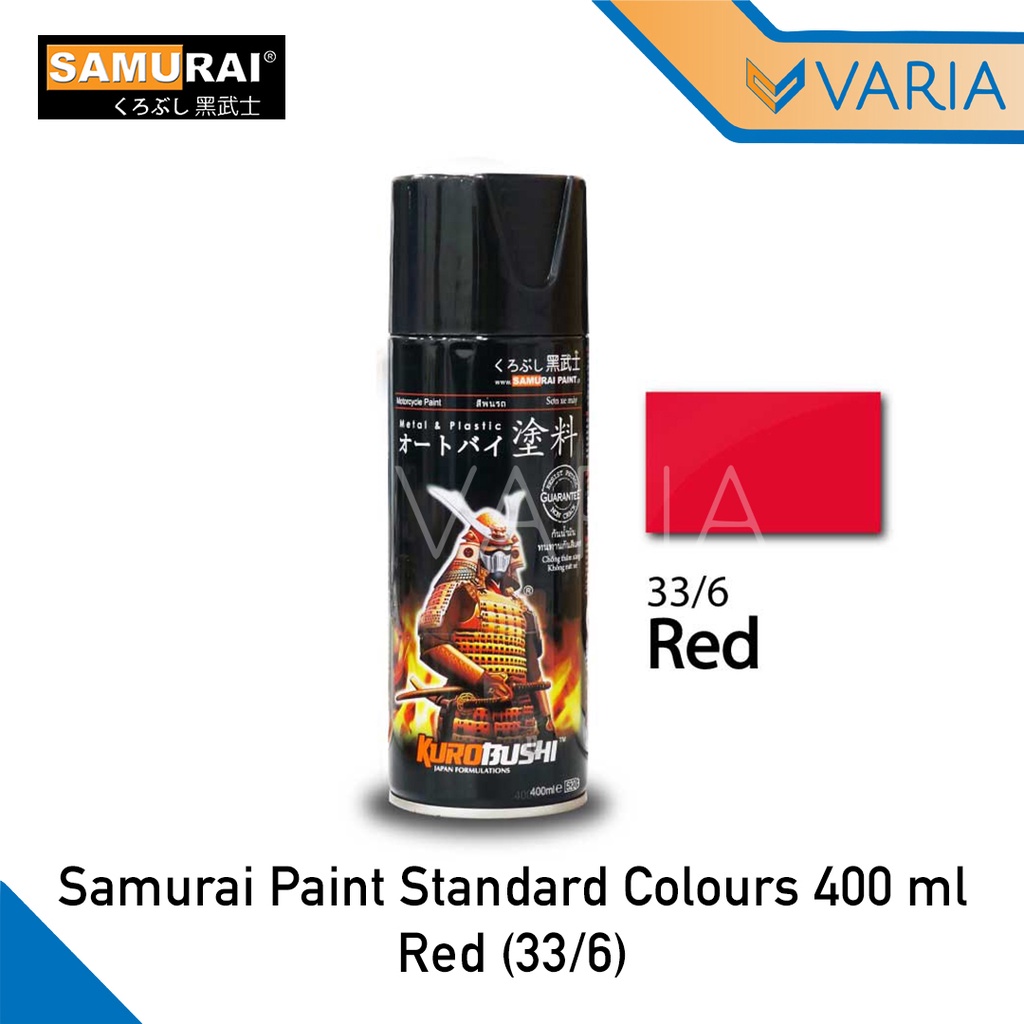 Cat Semprot Pylox Pilox Samurai Paint Kurobushi Red 33 / 6 Merah