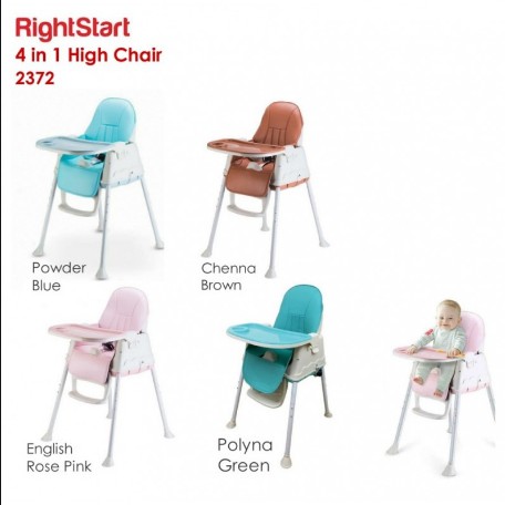 Right Start 2372 High Chair / Kursi Makan Bayi / Baby Chair