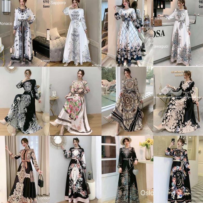 Gamis Wanita Estilo Dress Maxi Bkk Ori Import Bangkok
