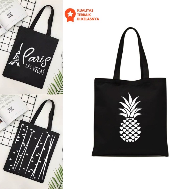 Totebag Kanvas karakter