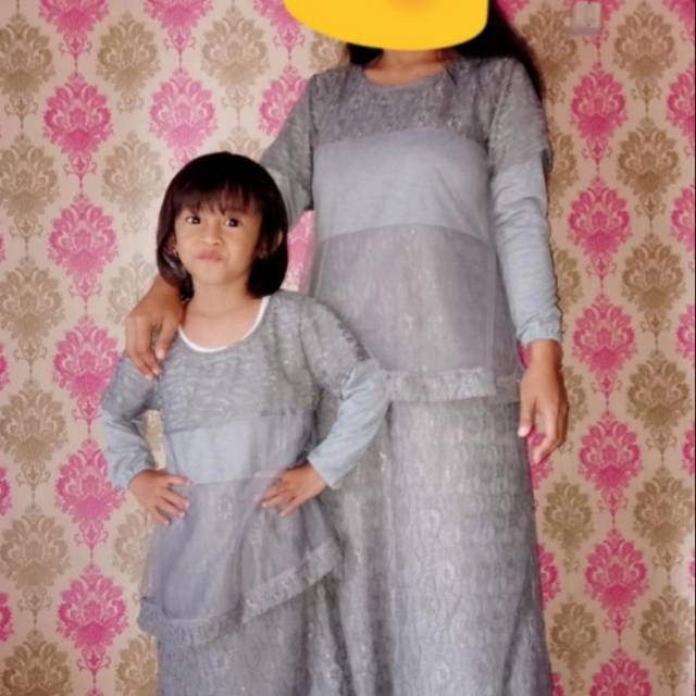  Baju  gamis  couple  ibu dan anak Shopee  Indonesia