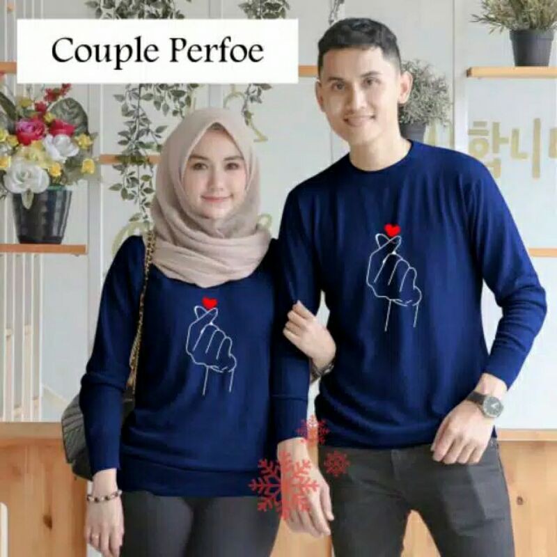 XVC - Couple Sweater Perfoe / Couple Cewek cowok / Couple Sweater Bahan