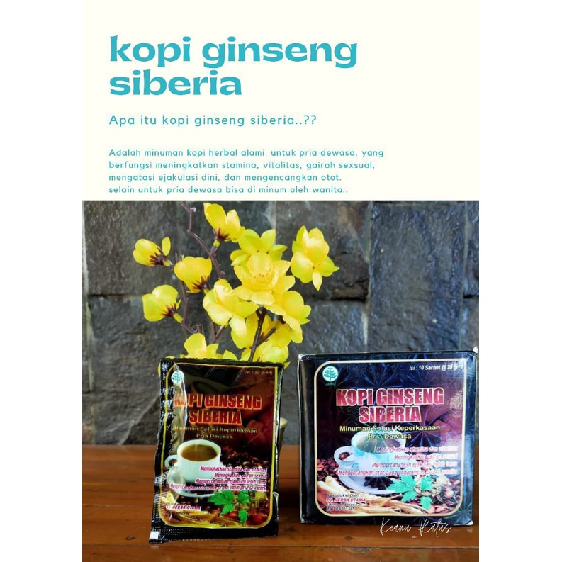 Kopi Ginseng Siberia