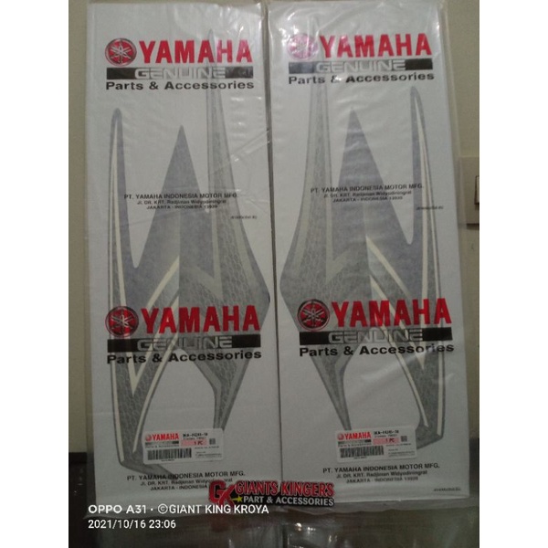 STRIPING TANGKI RX KING 2004 BIRU ORIGINAL YGP