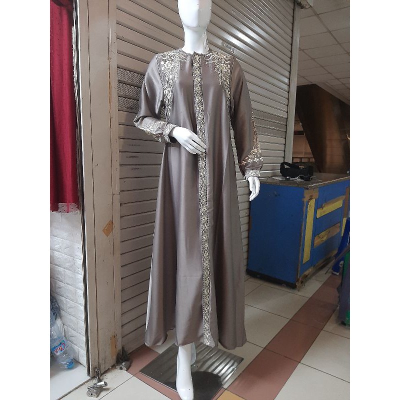 RESTOCK Abaya cristal original/gamis abaya murah kualitas premium/gamis jumbo ld 120