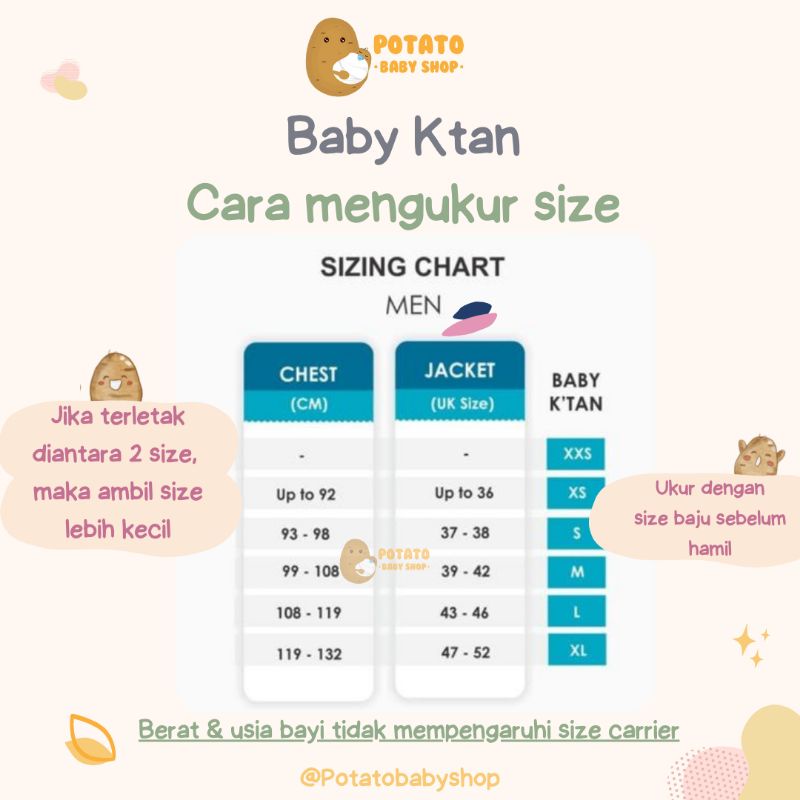 Baby Ktan Baby Carrier / Gendongan Bayi K’tan Original Organic Breeze