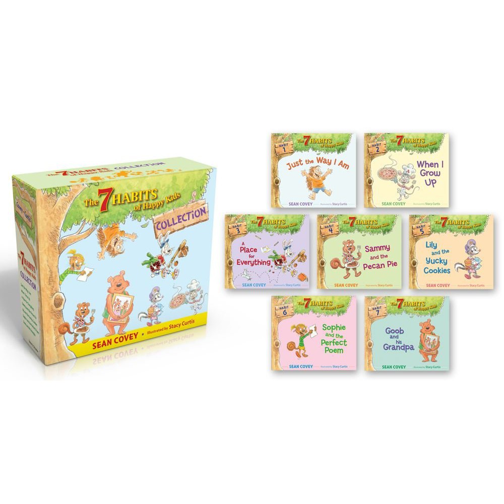 Buku Anak Import The 7 Habits of Happy Kids Collection Pack of 7 by Sean Covey. Bahasa Inggris
