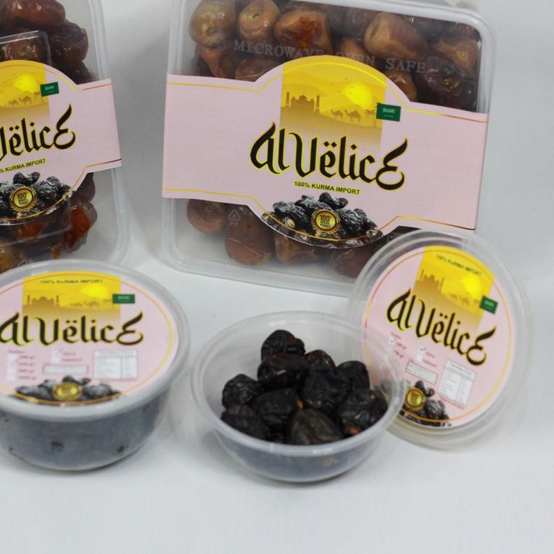 

♞ KURMA RAJA SUKARI Kemasan Tebal Premium NR Bukan Thinwal Original Sukkari 100 Gram ✪