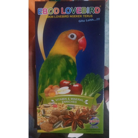 EBOD LOVE BIRD 250gram - vitamin burung Lovebird