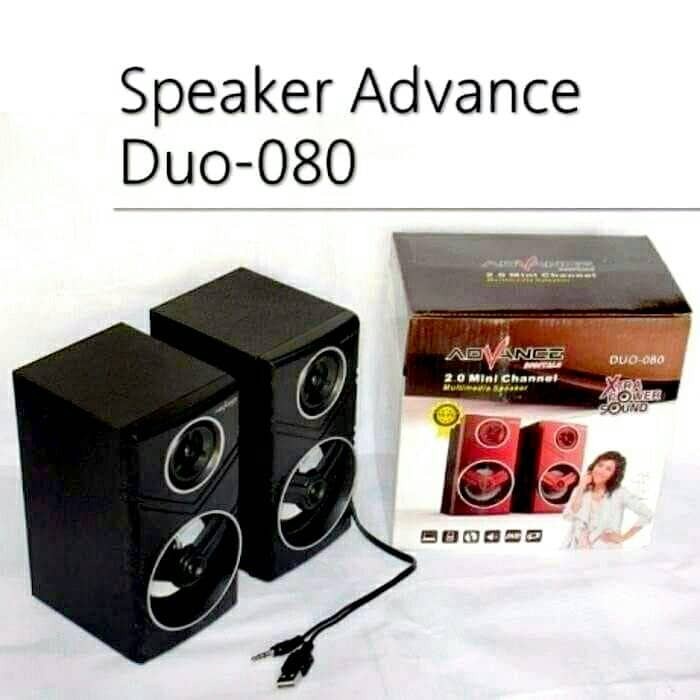 COD SPEAKER BLUETOOTH ADVANCE DUO-080 XTRA POWER SOUND SUPER BASS//SPEAKER SALON AKTIF X-BASS//