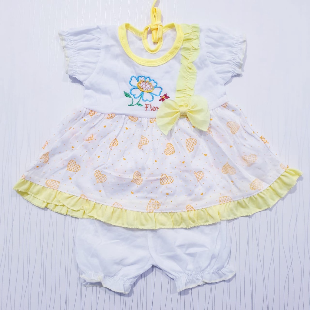 Dress Baby / Baju Bayi 0-12 Bulan / Setelan Baby / Baby Alicia